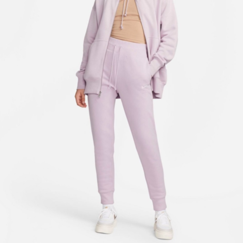 COPY - Nike Sportswear Phoenix Fleece Joggers, M, in Doll (lavender)
